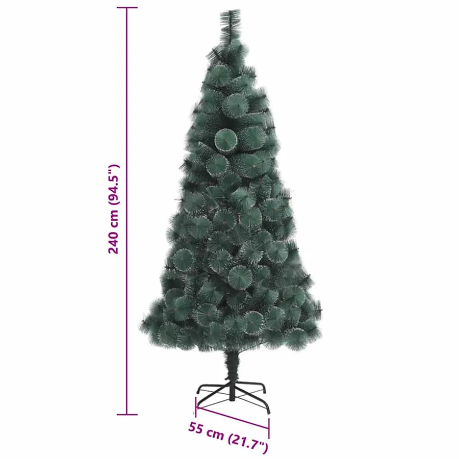Arbre de Noël artificiel pré-éclairé avec ensemble de boules - 18