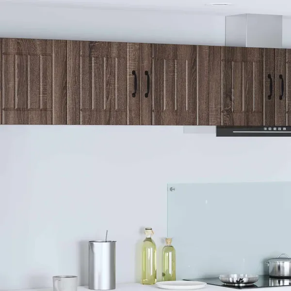 Meuble mural LUCCA Chêne brun 80 x 31 x 40 cm Bois d'ingénierie
