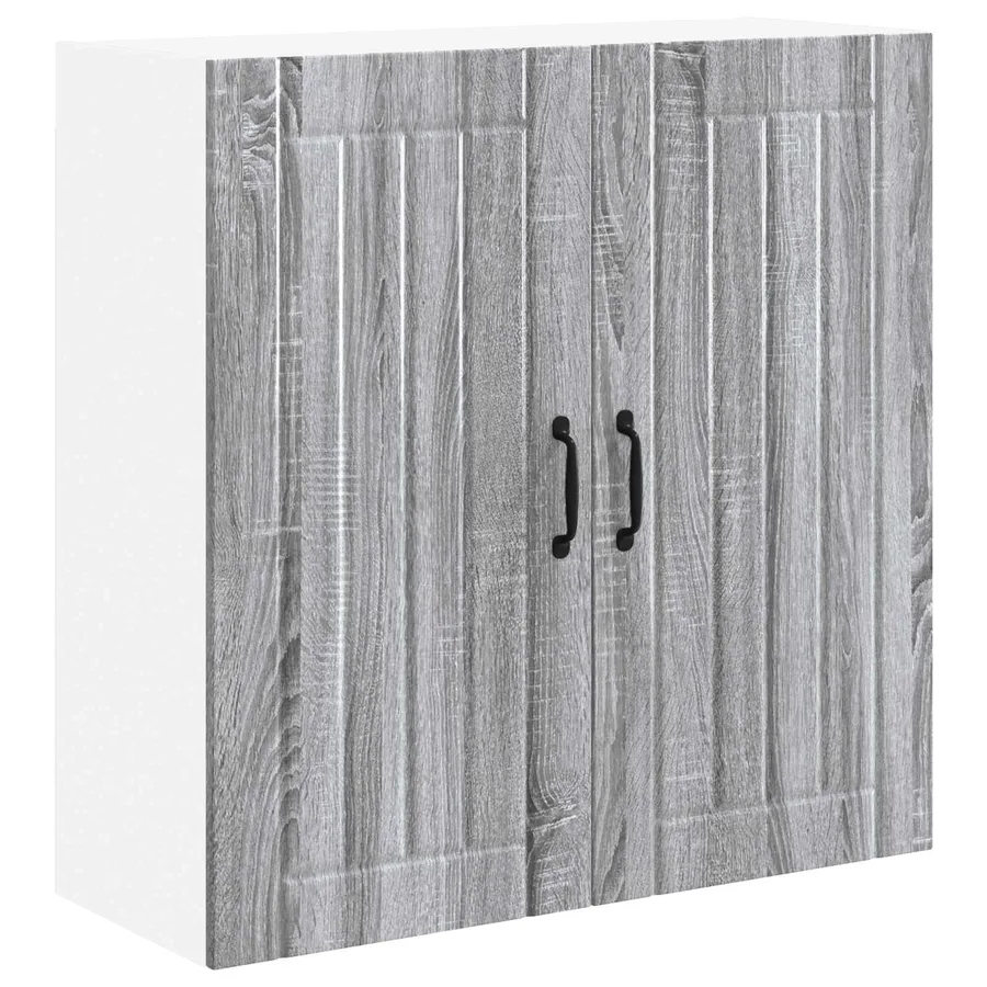 Meuble mural LUCCA Sonoma gris 80 x 31 x 80 cm - 2