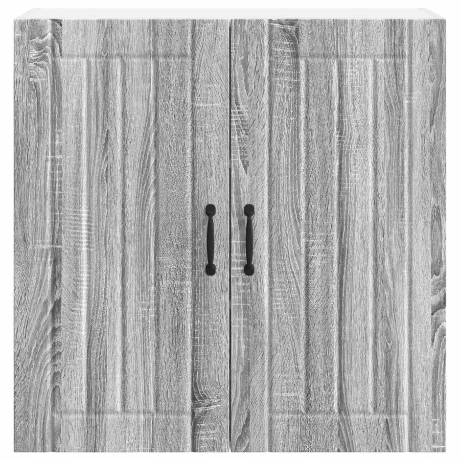 Meuble mural LUCCA Sonoma gris 80 x 31 x 80 cm - 6