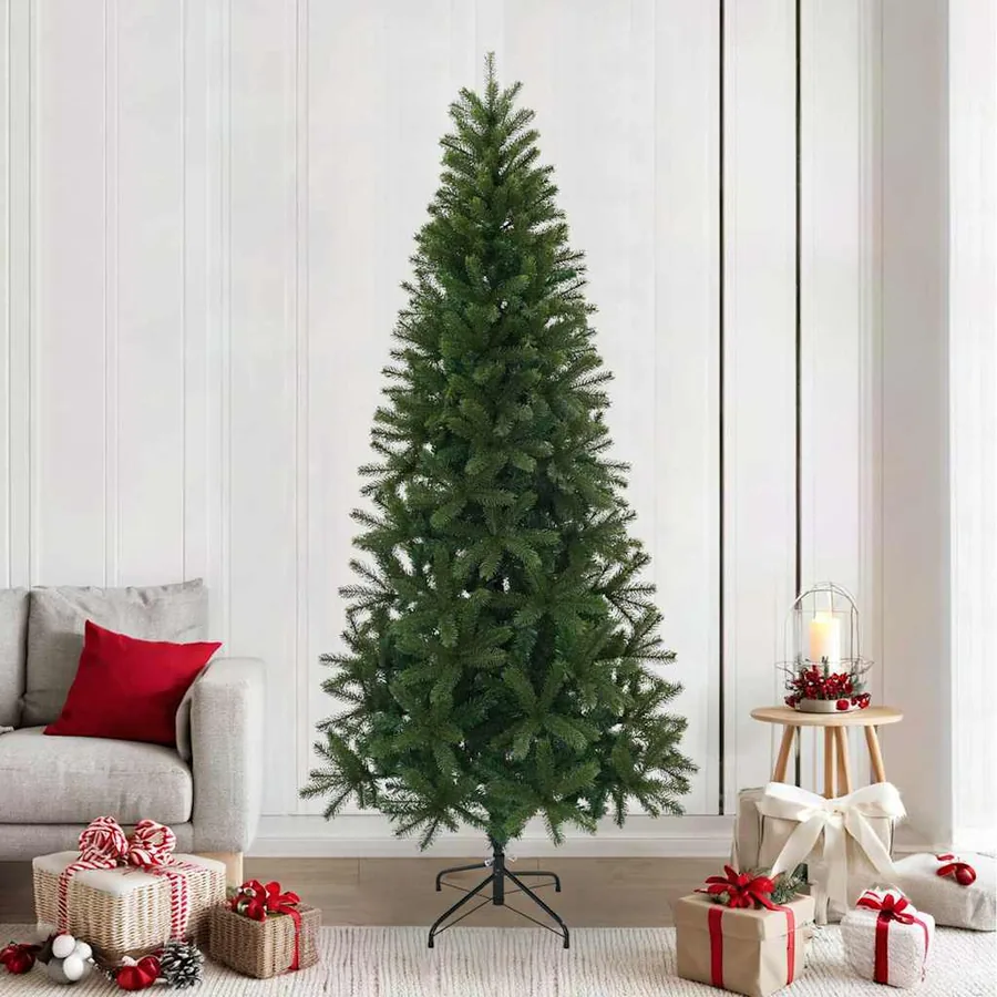 Sapin de Noël artificiel Vert 240 cm PVC, PE et acier