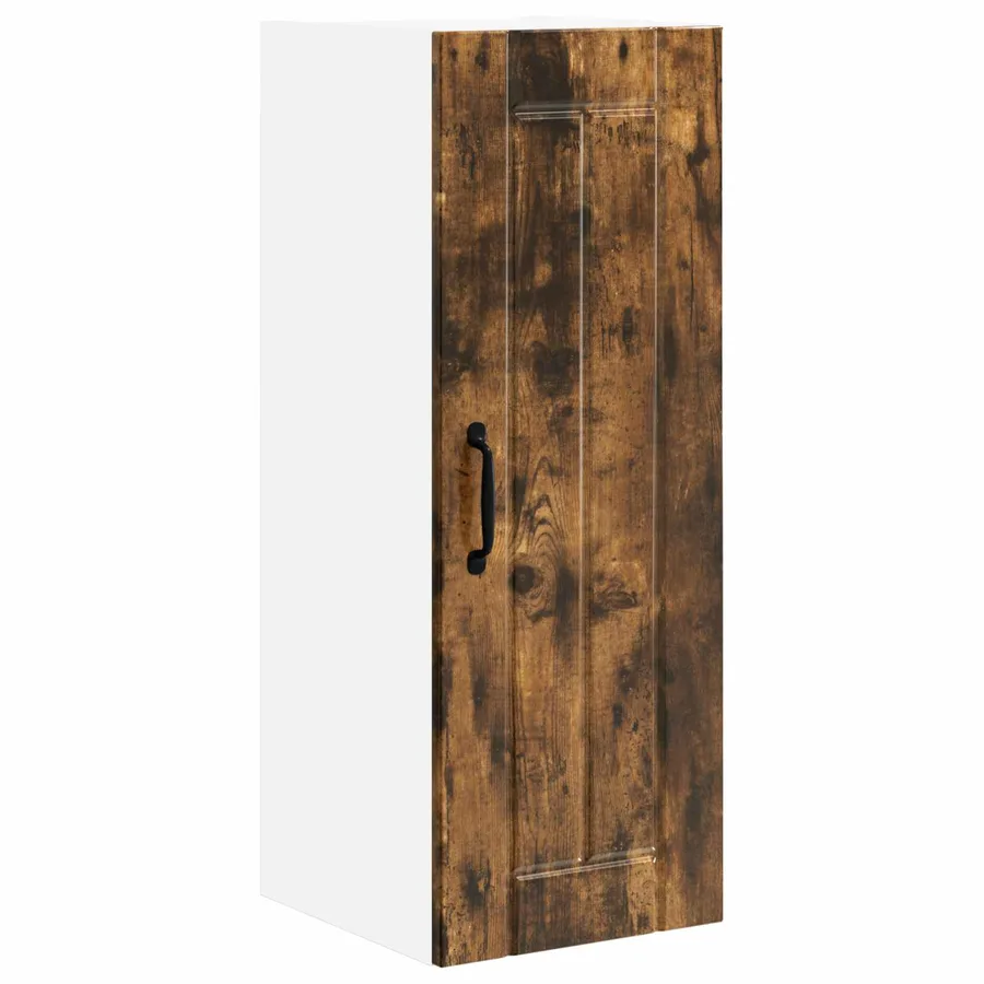 Meuble mural LUCCA 2 pcs Chêne fumé 30 x 31 x 80 cm - 5