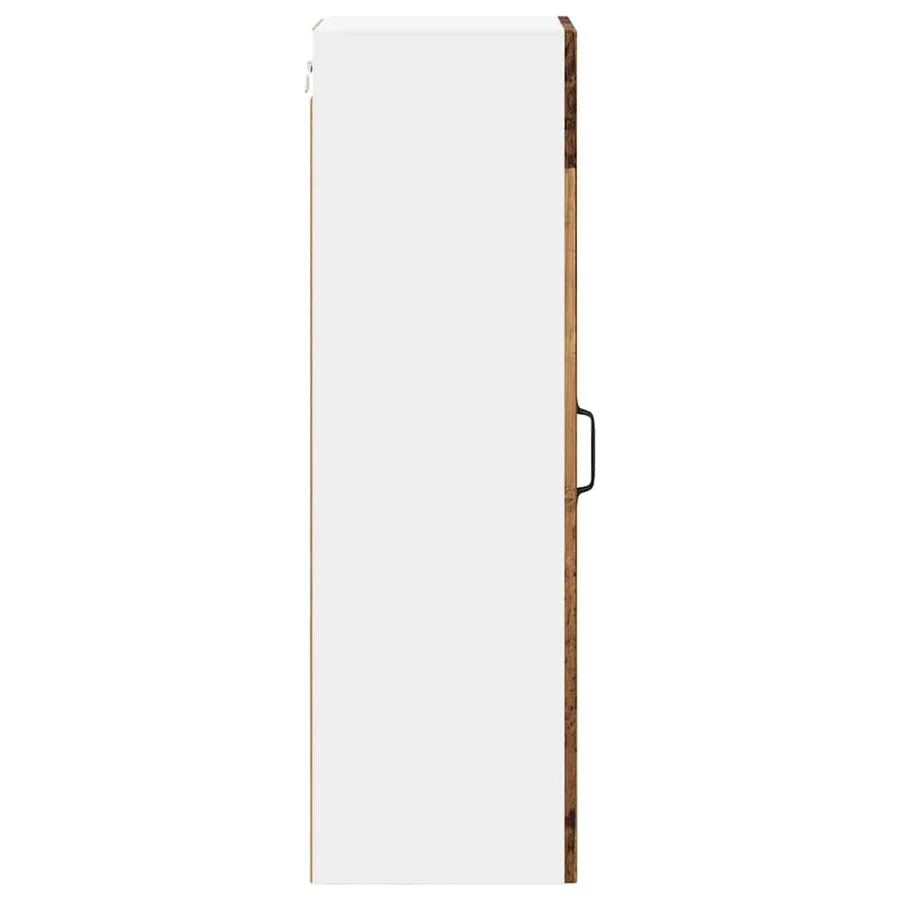 Meuble mural LUCCA Bois ancien 30 x 31 x 100 cm - 7