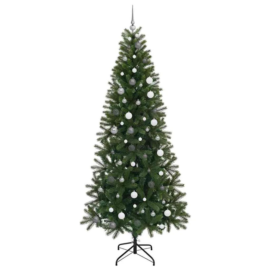 Sapin de Noël artificiel avec 300 LED Vert 240 cm PE et PVC - 5
