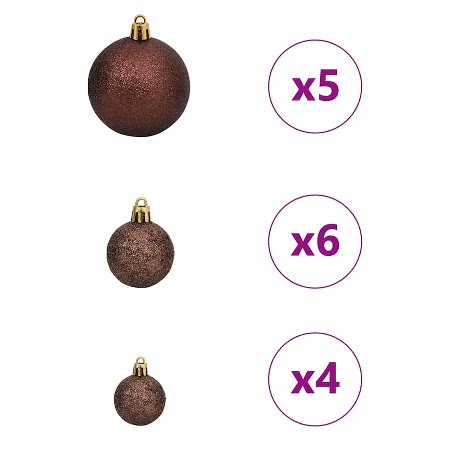 Sapin de Noël Artificiel à Branches Articulées Vert 150 cm - 7
