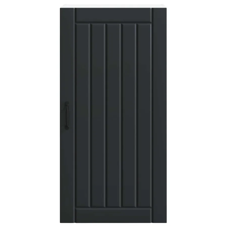 Meuble mural LUCCA Noir 50 x 31 x 100 cm Bois d'ingénierie - 6