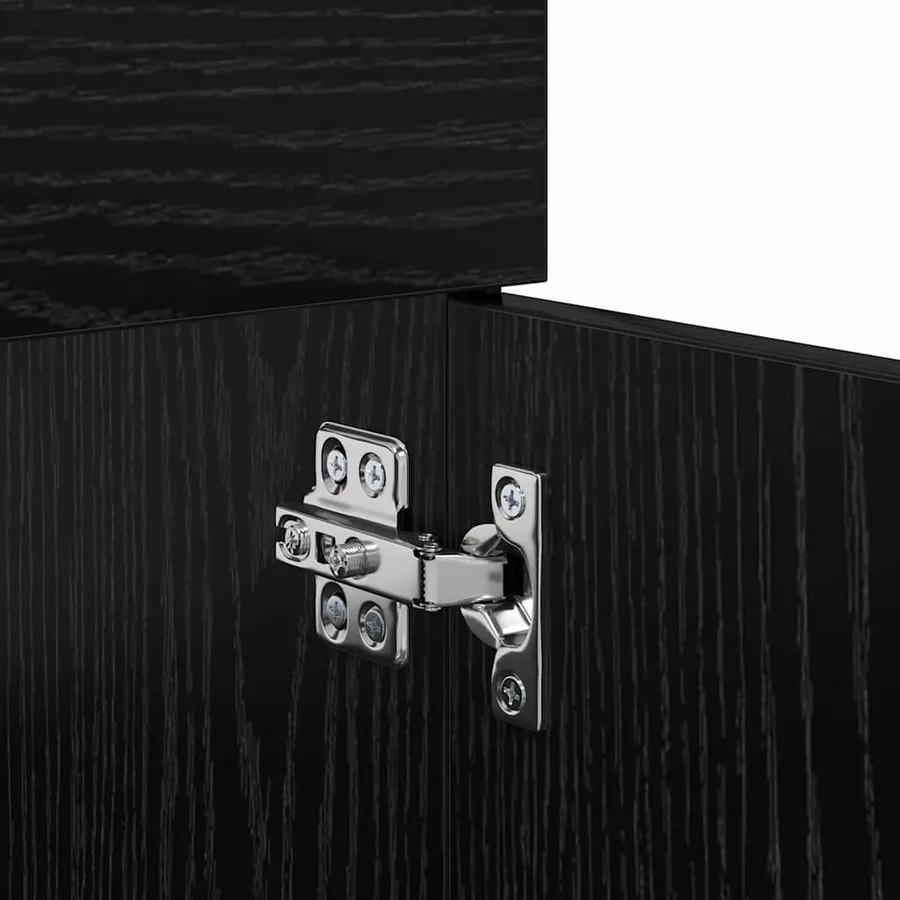 Armoire de salle de bain Chêne noir 100 x 38,5 x 46 cm - 9