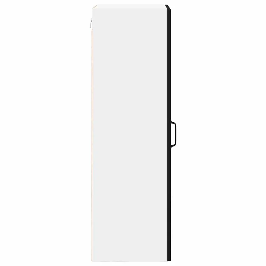 Cabinet en verre mural LUCCA Noir 40 x 31 x 100 cm - 7