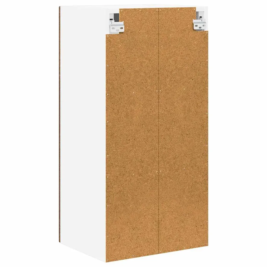 Cabinet en verre mural LUCCA 2 pcs Chêne brun 40 x 31 x 80 cm - 9