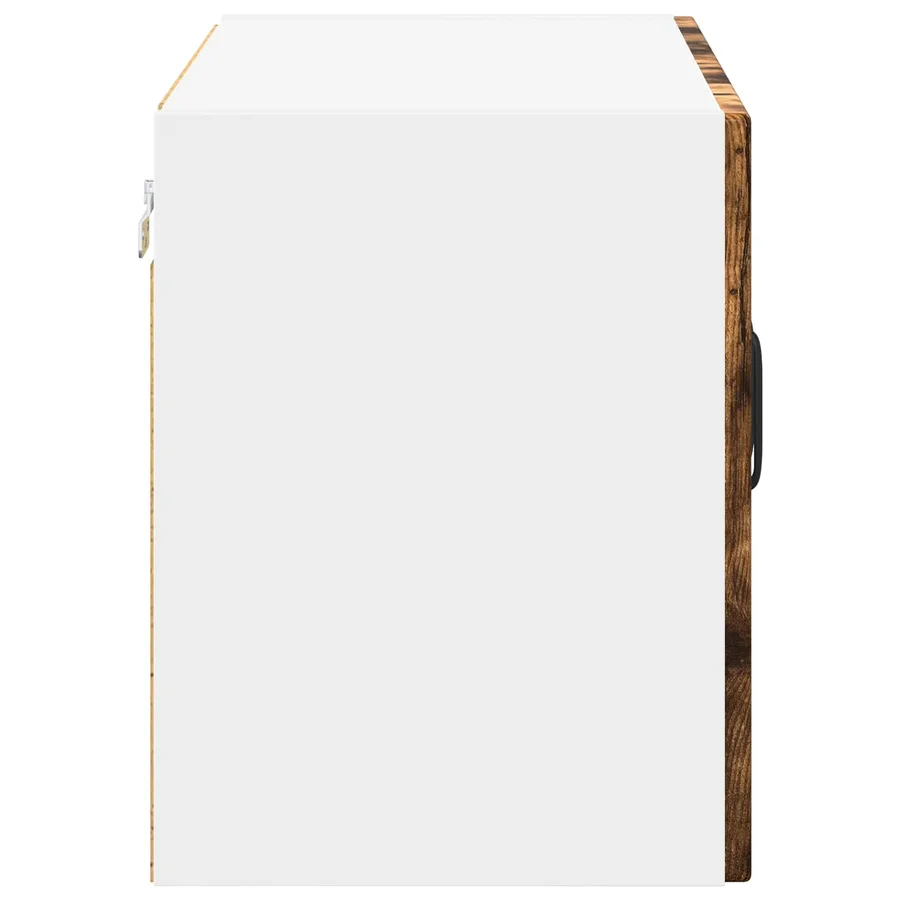 Cabinet en verre mural LUCCA Bois ancien 60 x 31 x 40 cm - 6