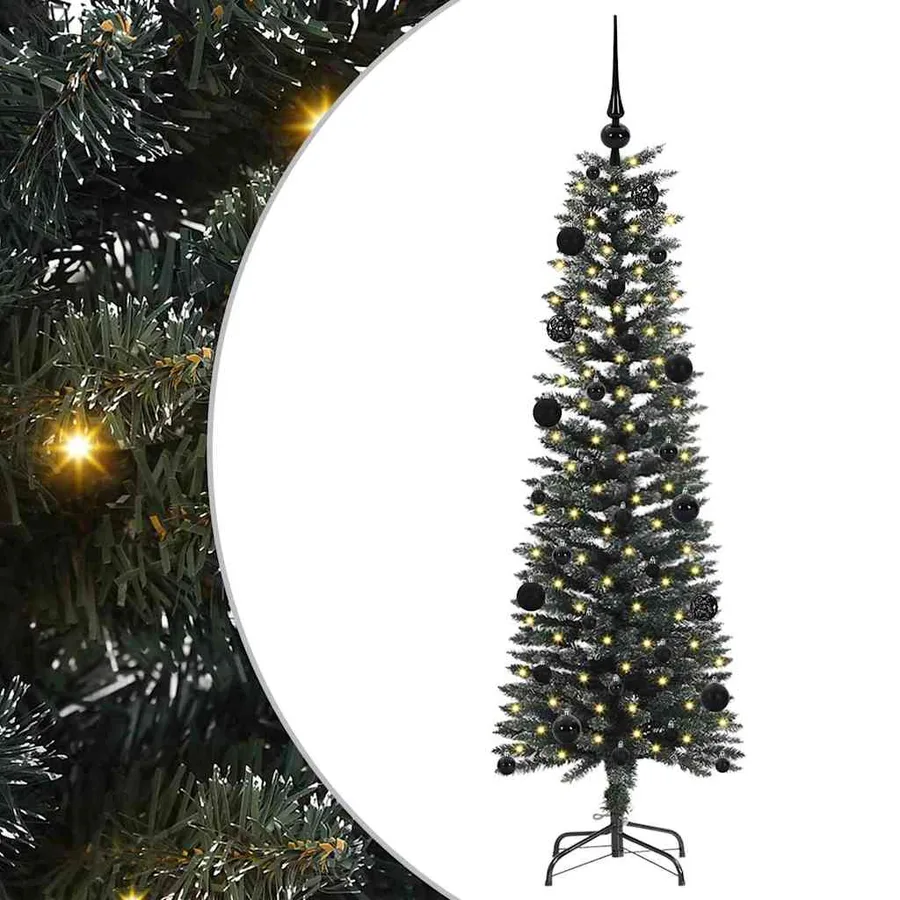 Sapin de Noël artificiel Vert 150 cm PVC, plastique et acier - 2
