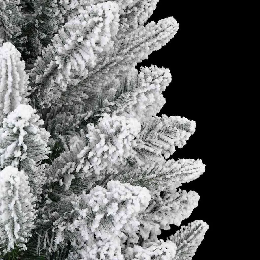 Sapin de Noël artificiel avec 300 LED avec support Blanc 210 cm - 11
