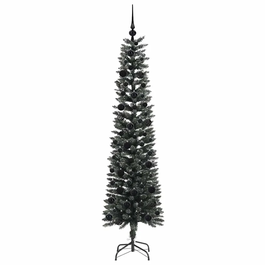Sapin de Noël artificiel Vert 180 cm PVC, plastique et acier - 4