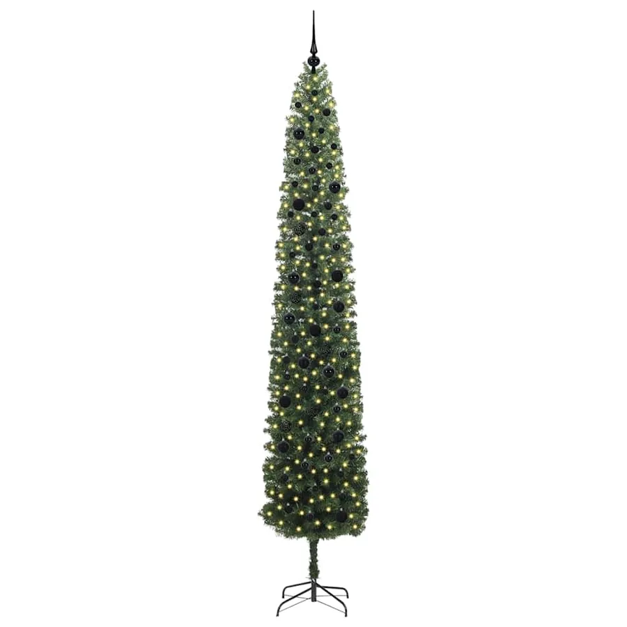 Sapin de Noël artificiel Vert 270 cm PVC et acier et plastique - 3