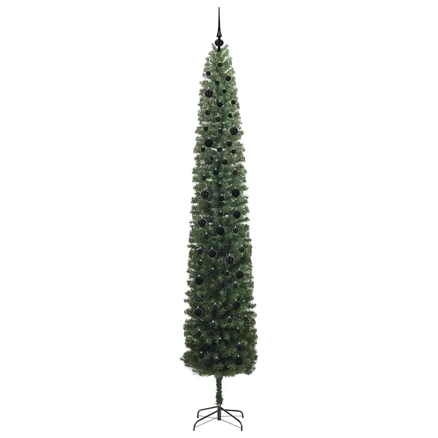 Sapin de Noël artificiel Vert 270 cm PVC et acier et plastique - 4