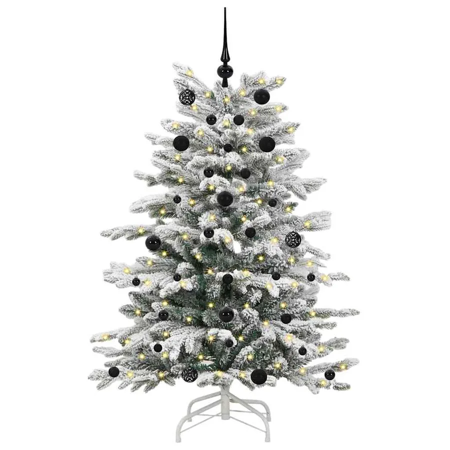 Sapin de Noël Artificiel à Branches Articulées Blanc 150 cm - 3