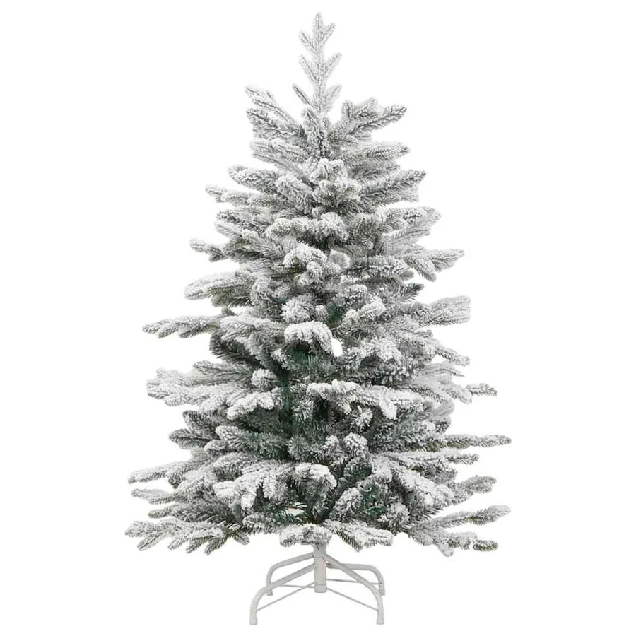 Sapin de Noël Artificiel à Branches Articulées Blanc 150 cm - 5