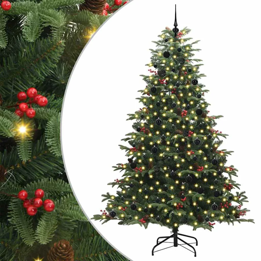 Sapin de Noël artificiel Vert 240 cm PVC, métal et plastique - 2