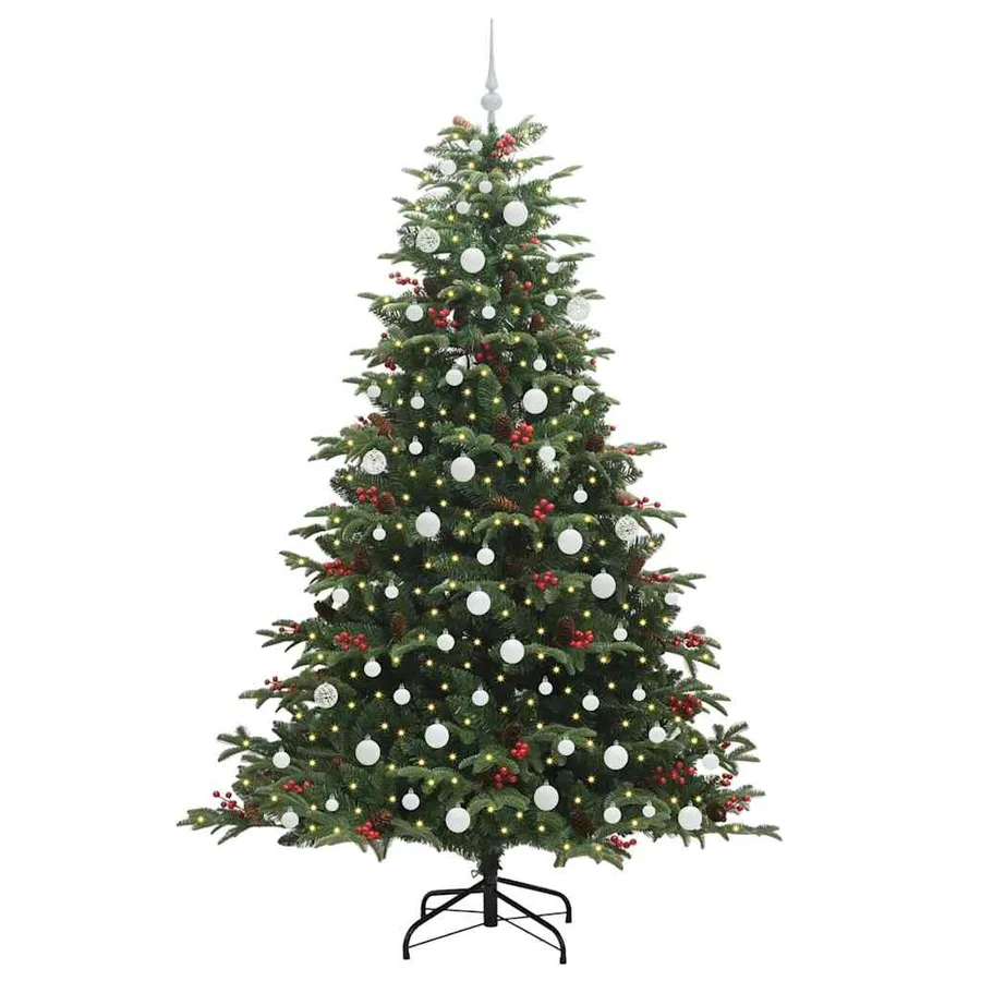 Sapin de Noël artificiel Vert 210 cm PVC, métal et plastique - 3