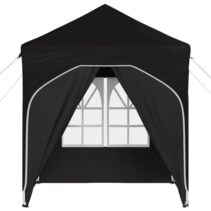 Tente de fête pop-up 192 x 192 x 245 cm Noir - 7