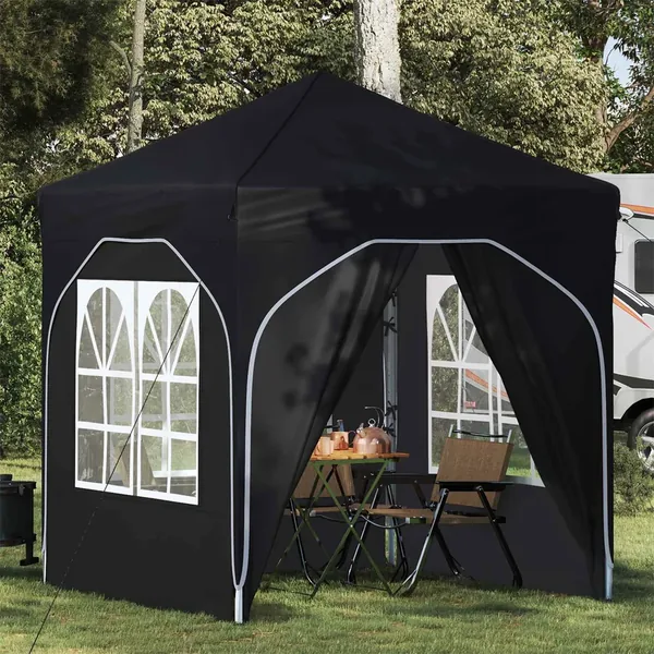 Tente de fête pop-up 192 x 192 x 245 cm Anthracite