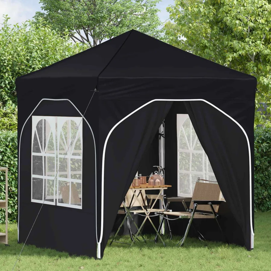 Tente de fête pop-up 192 x 192 x 245 cm Anthracite - 3