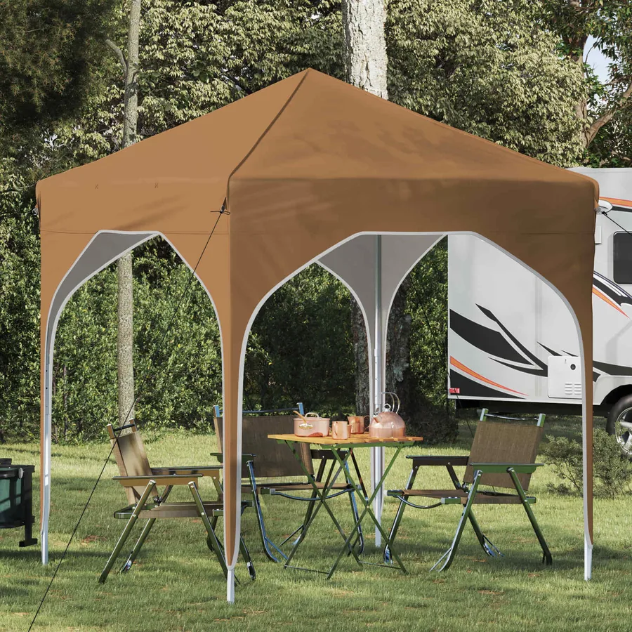 Tente de fête pop-up 194 x 194 x 245 cm Beige