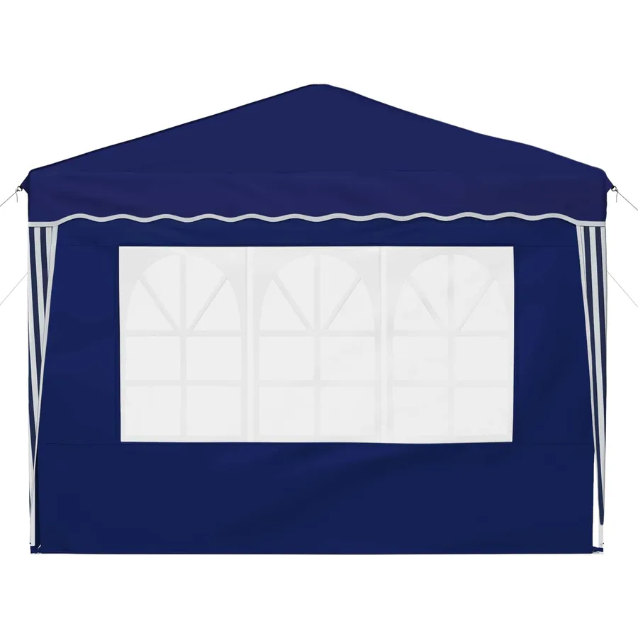 Tente de fête pop-up 288 x 288 x 245 cm Bleu Tissu Oxford - 7