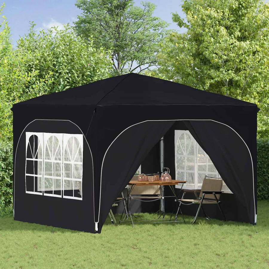 Tente de fête pop-up 290 x 290 x 245 cm Anthracite - 3
