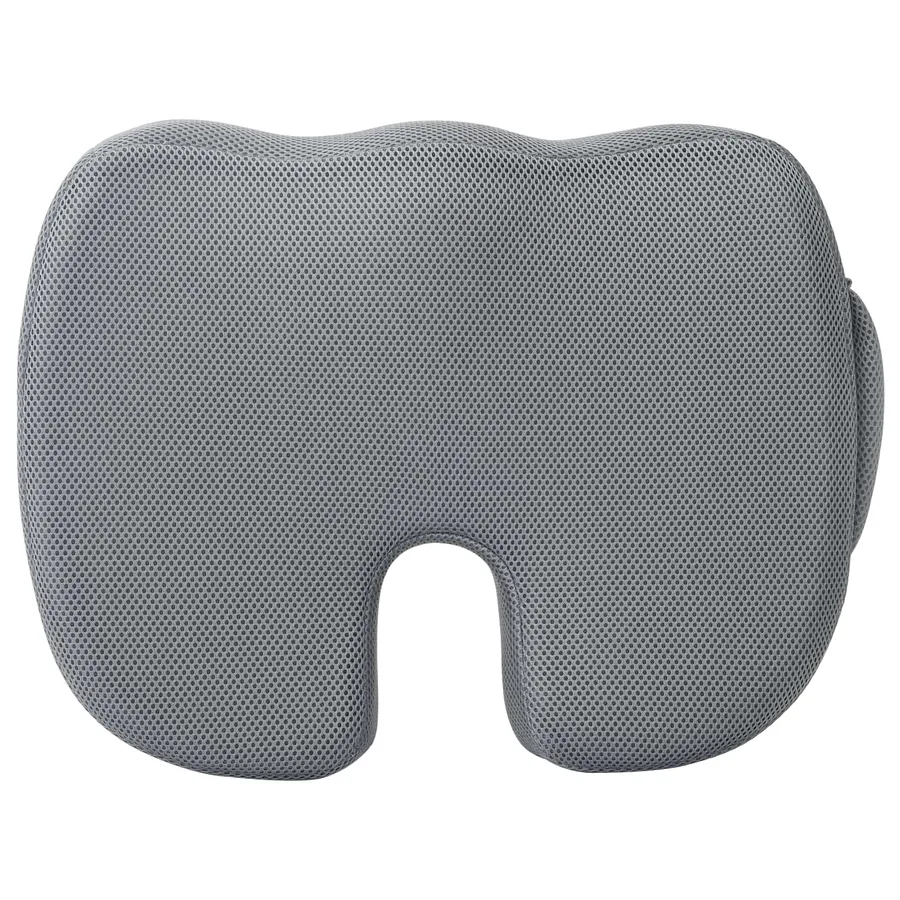 Coussin d’assise Gris 47 x 37 x 8 cm Mousse à mémoire de forme - 7