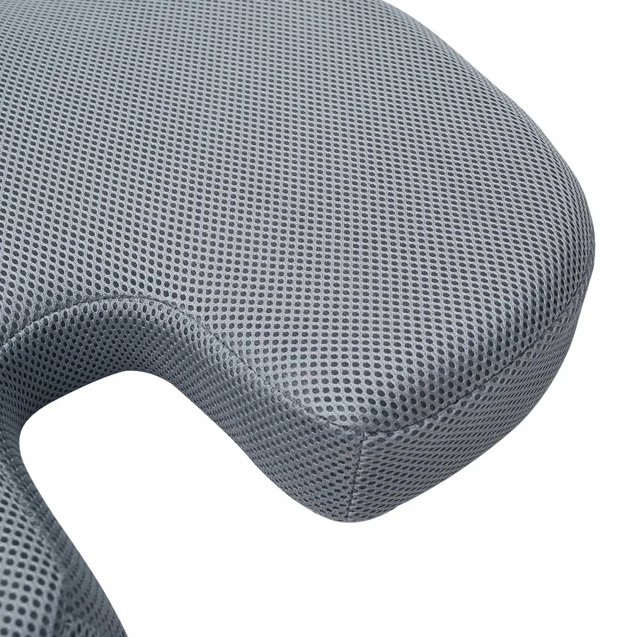 Coussin d’assise Gris 47 x 37 x 8 cm Mousse à mémoire de forme - 8