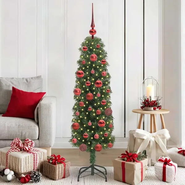Sapin de Noël artificiel Vert 150 cm PVC et acier et plastique