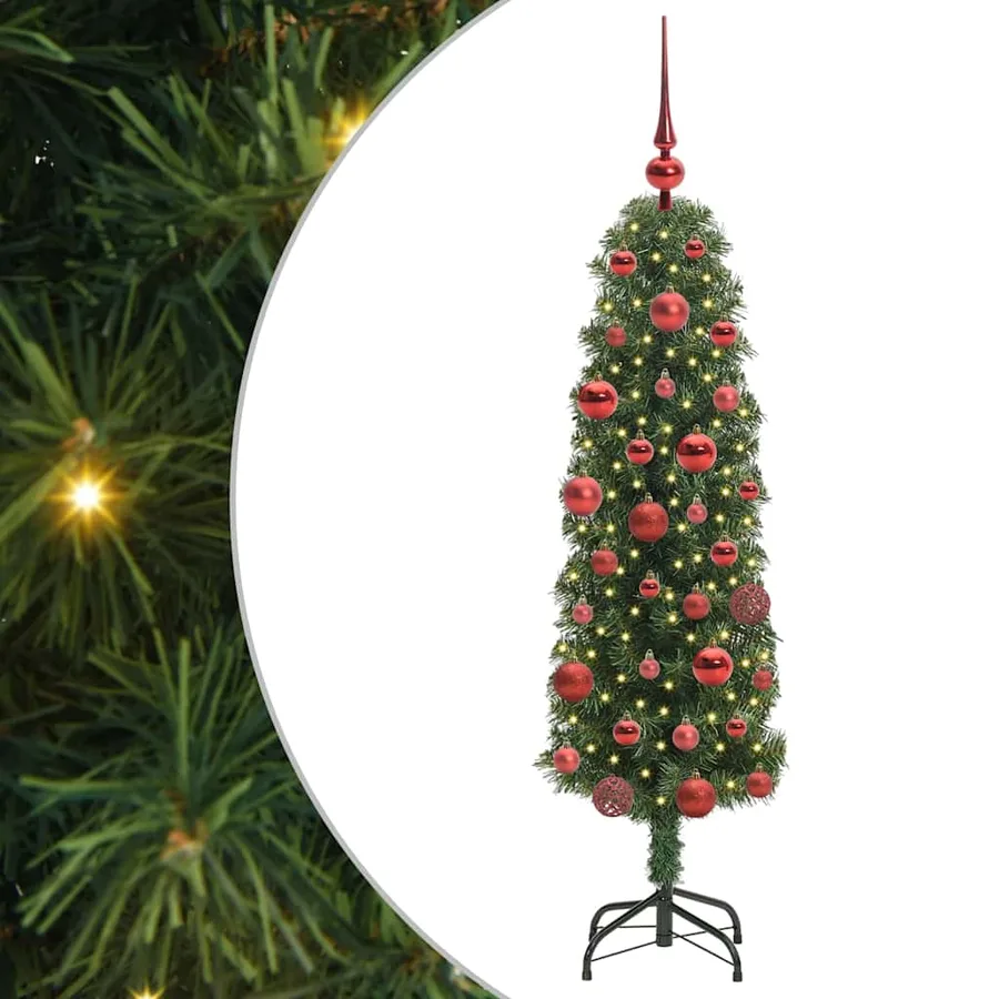 Sapin de Noël artificiel Vert 150 cm PVC et acier et plastique - 2