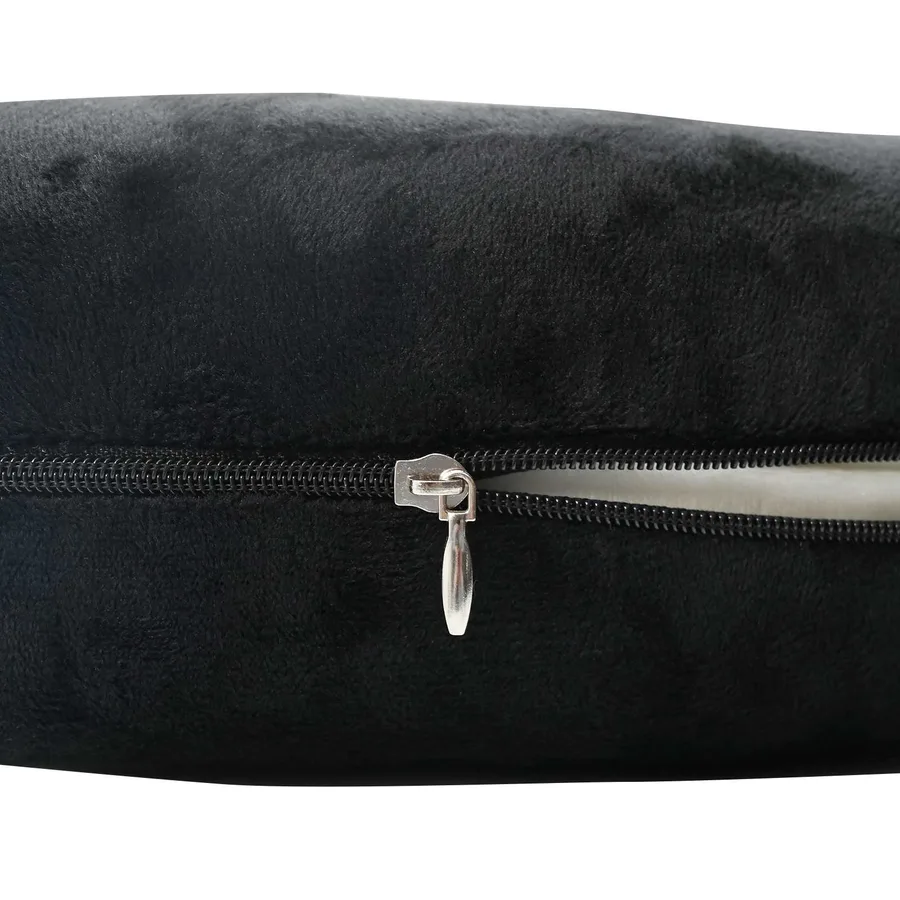 Coussin de voyage pour le cou Noir Mousse à mémoire de forme - 9