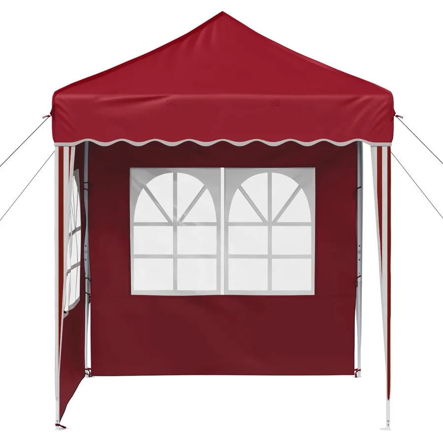 Tente de fête pop-up 195 x 195 x 245 cm Bordeaux Tissu Oxford - 6