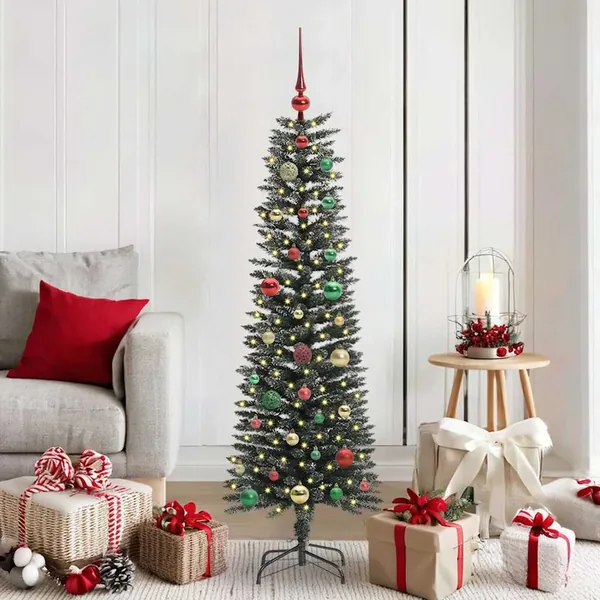Sapin de Noël artificiel Vert 150 cm PVC, plastique et acier
