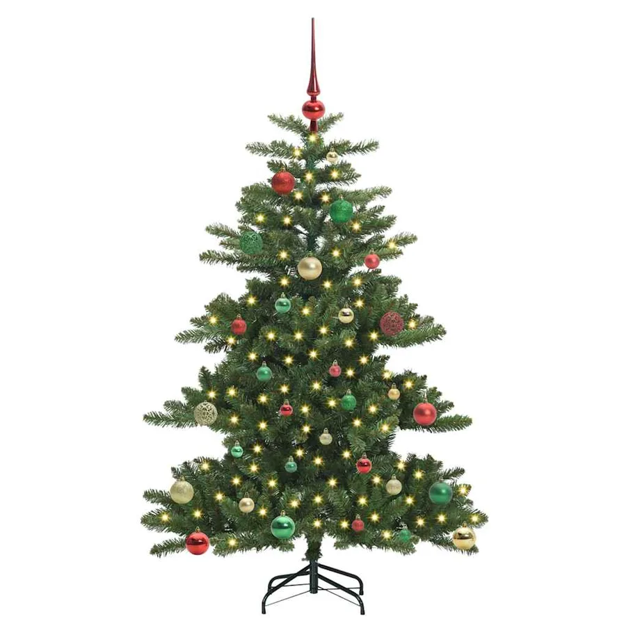 Sapin de Noël Artificiel à Branches Articulées Vert 150 cm - 3