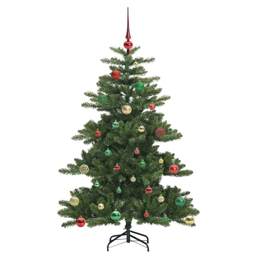 Sapin de Noël Artificiel à Branches Articulées Vert 150 cm - 6