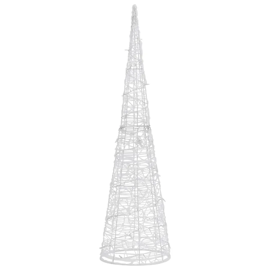Cône lumineux décoratif pyramide à LED Acrylique Bleu 120 cm - 4