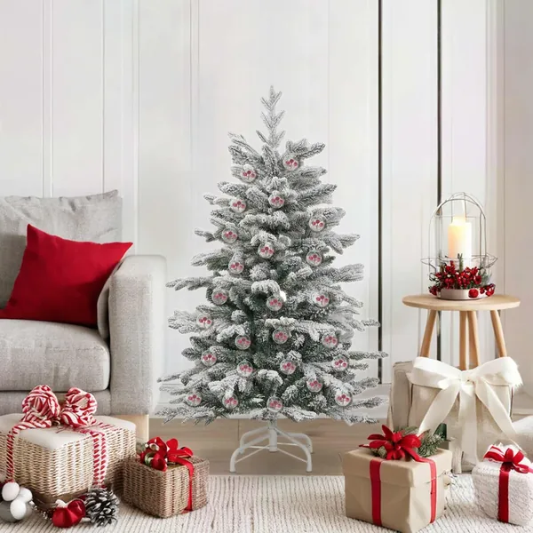 Ensemble de Boules de Noël 50 pcs Transparent Ø 5 cm