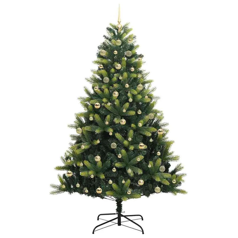 Arbre de Noël artificiel en silicone flexible 300 LEDs 240 cm - 4