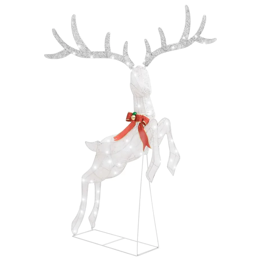 Renne volant de décoration de Noël 120 LED Blanc froid Blanc - 2