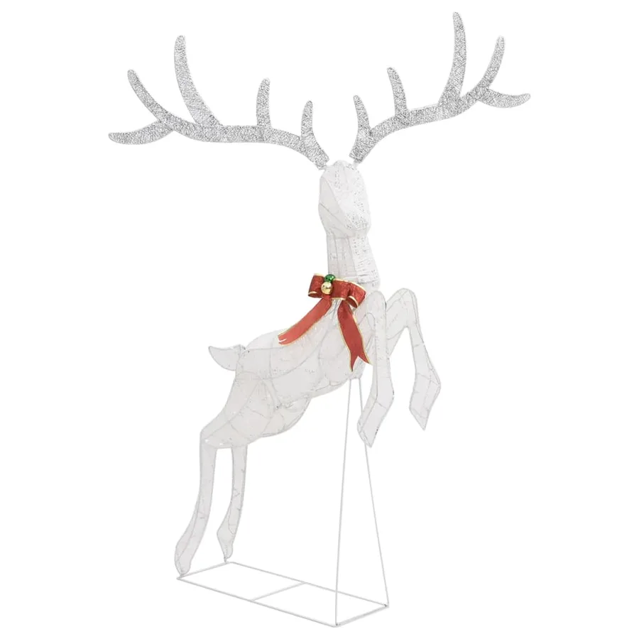 Renne volant de décoration de Noël 120 LED Blanc froid Blanc - 5