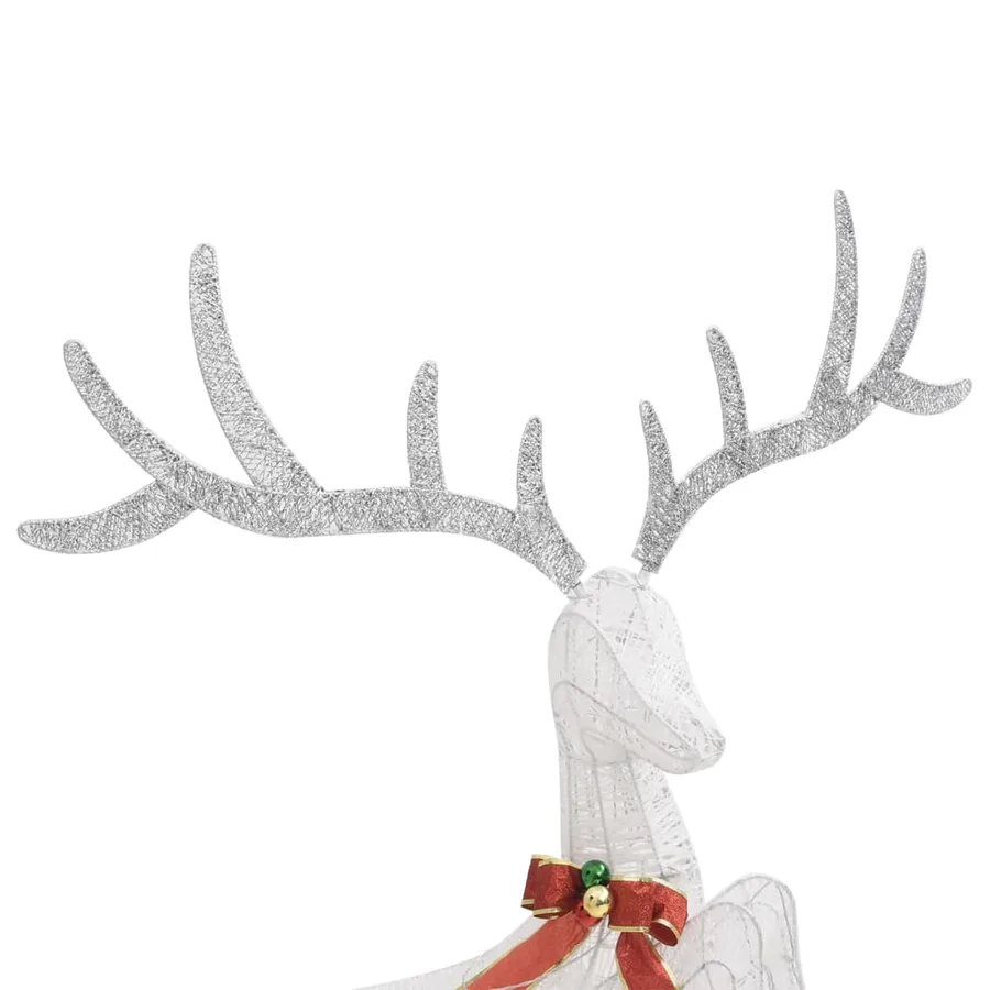 Renne volant de décoration de Noël 120 LED Blanc froid Blanc - 6