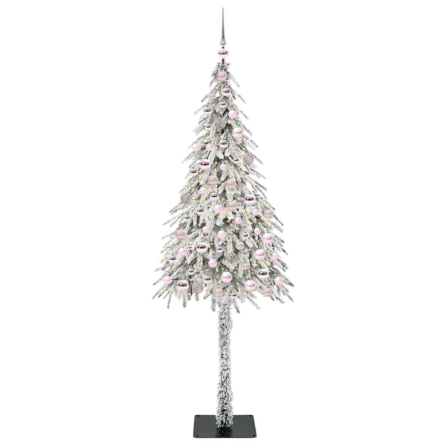 Sapin de Noël avec 300 LED Blanc 210 cm PE et Acier - 3