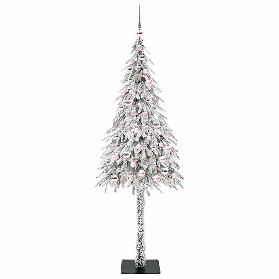 Sapin de Noël avec 300 LED Blanc 210 cm PE et Acier - 4