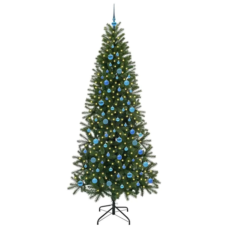 Sapin de Noël artificiel avec 300 LED Vert 240 cm PE et PVC - 3