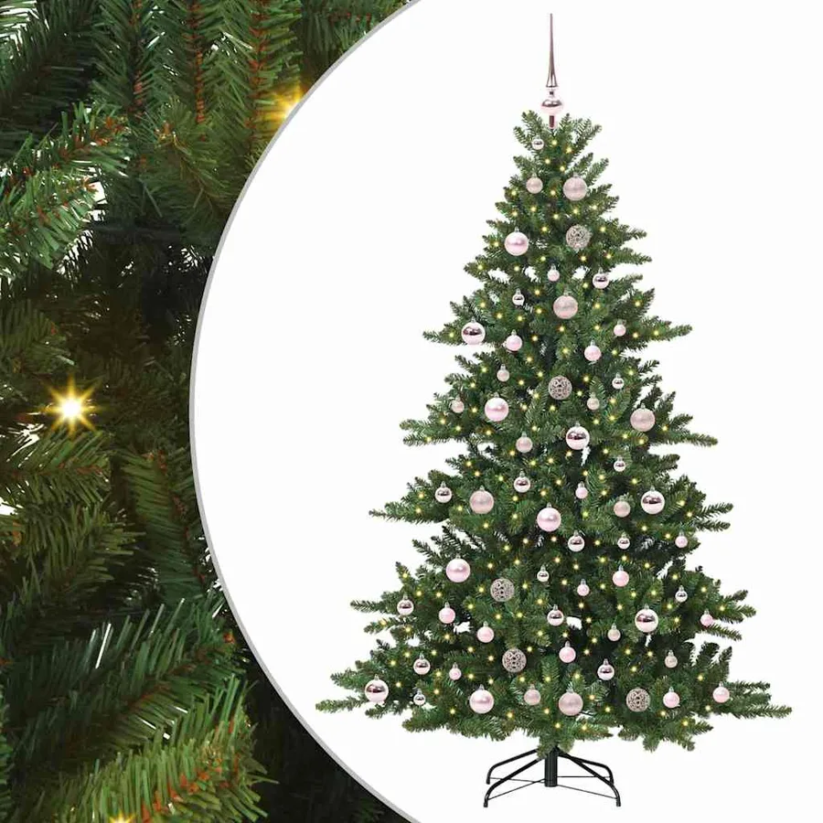 Sapin de Noël Artificiel à Branches Articulées Vert 180 cm - 2