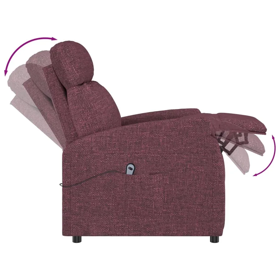 Fauteuil Violet Tissu - 8