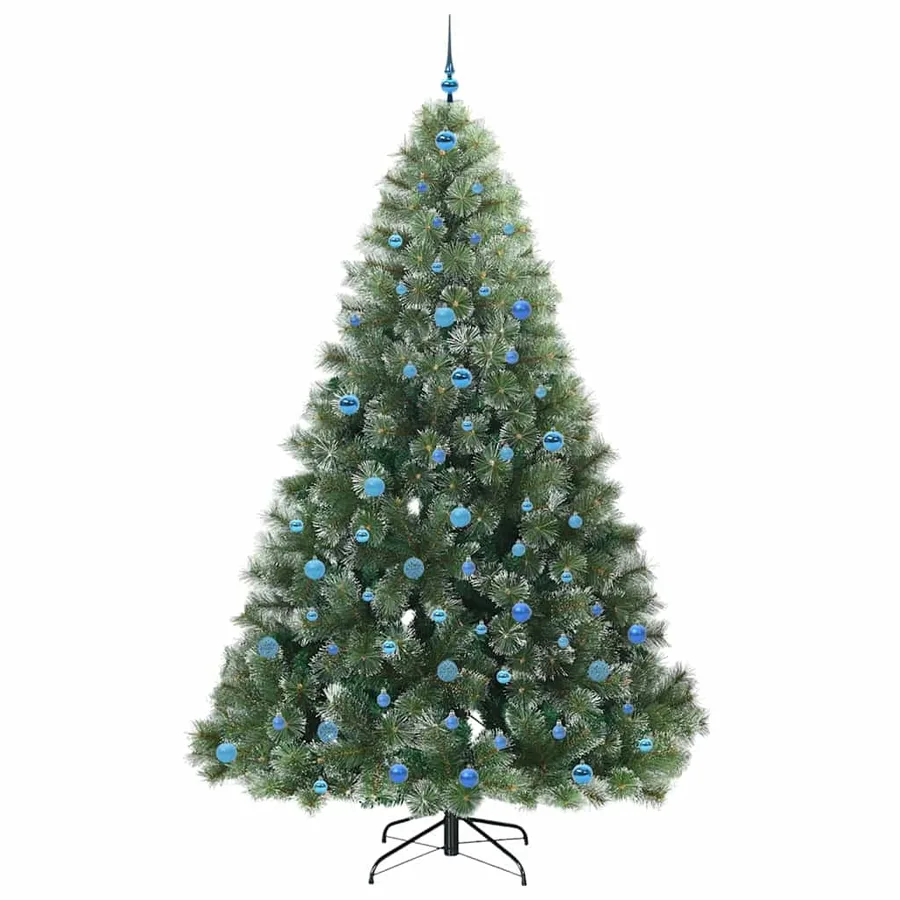 Sapin de Noël artificiel avec 300 LED Vert 240 cm PE et PVC - 4